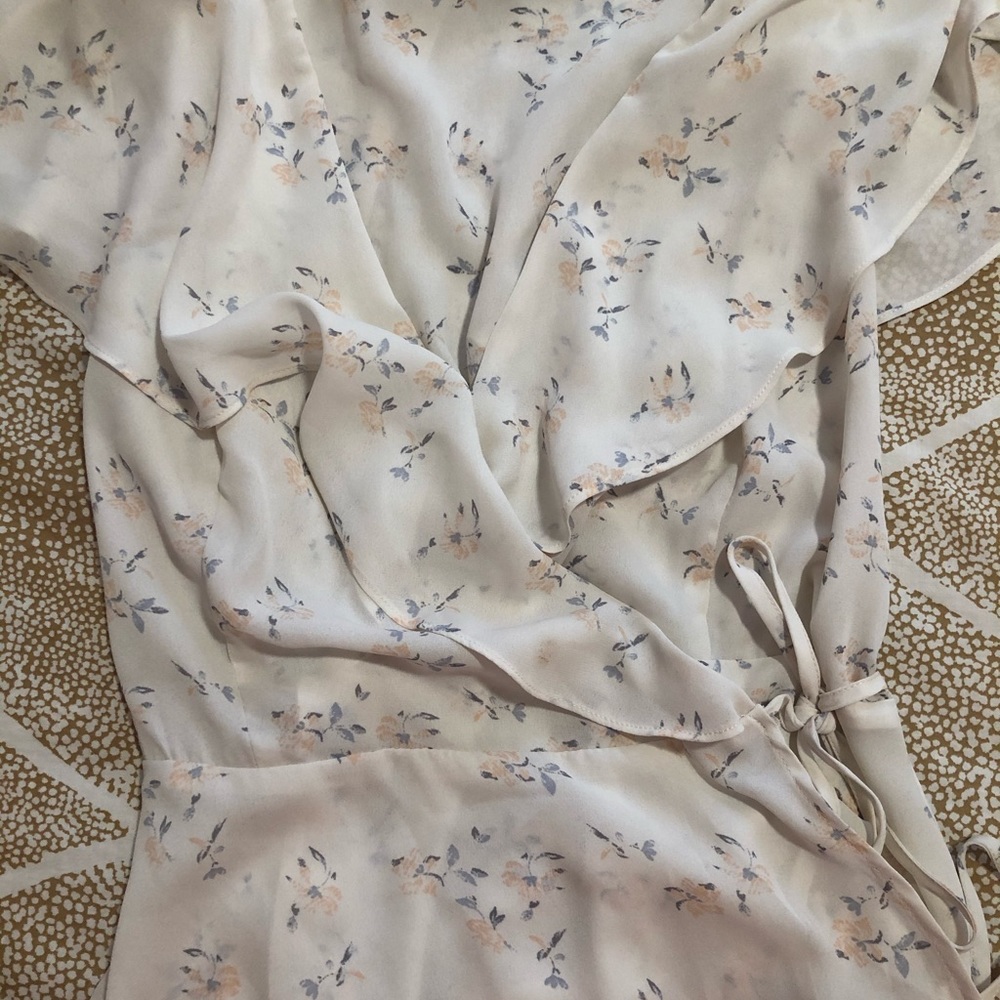 June & Hudson - Floral Wrap Top